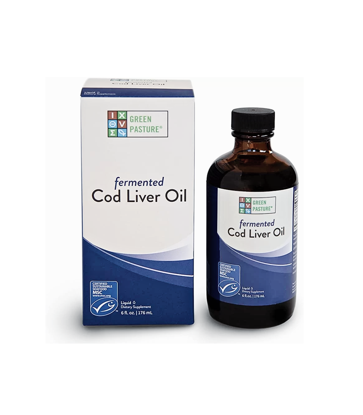 Green Pasture 그린 패스처 Blue Ice Ferm Cod Liver Oil 액상 계피 180ml | 매일 업데이트되는 특가 상품 | VITASHOP