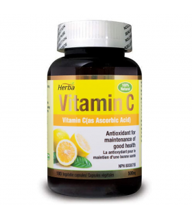 Herba Health Herba Vitamin C 500 mg 180 vcaps | Unbeatable Prices, Daily Deals | VITASHOP
