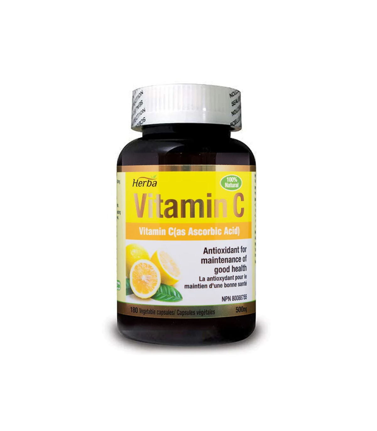 Herba Health 허바 헬스 Herba 비타민 C 500 mg 180 식물성캡슐 | 매일 업데이트되는 특가 상품 | VITASHOP