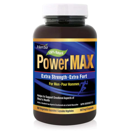 Herba Health Herba Power Max Testosterone Booster for Men - 60 Capsules | Unbeatable Prices, Daily Deals | VITASHOP