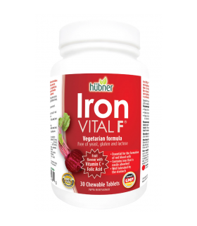 Hübner Iron Vital 30 Chewable Tablets | 每天不同折扣, 全网最低价格 | 种类齐全的保健品店铺 VITASHOP, 只有你想不到, 没有你买不到 !