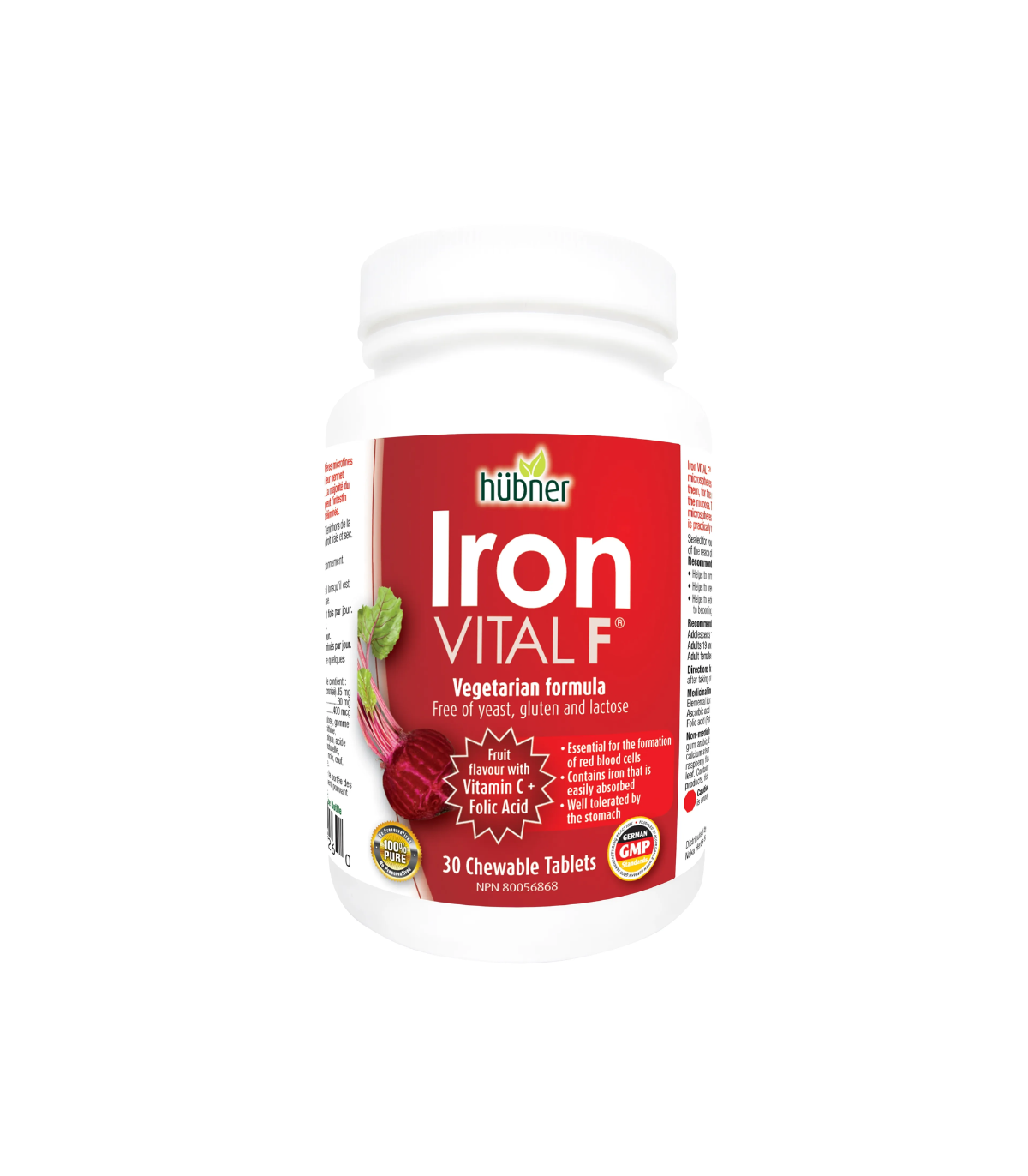 Hübner Iron Vital 30 Chewable Tablets | 每天不同折扣, 全网最低价格 | 种类齐全的保健品店铺 VITASHOP, 只有你想不到, 没有你买不到 !
