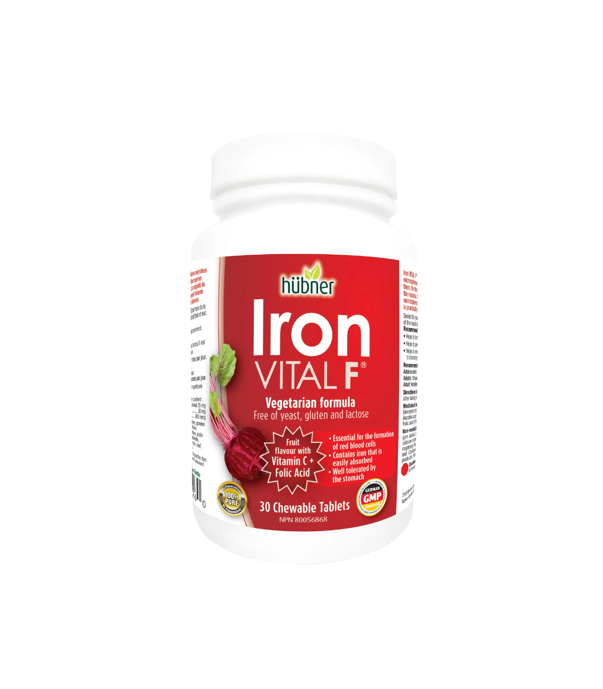 Hübner Iron Vital 30 Chewable Tablets | 每天不同折扣, 全网最低价格 | 种类齐全的保健品店铺 VITASHOP, 只有你想不到, 没有你买不到 !