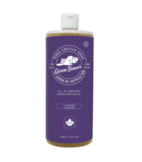 Green Beaver Co. 그린 비버 다목적 카스티야 비누 라벤더 990ml | 매일 업데이트되는 특가 상품 | VITASHOP