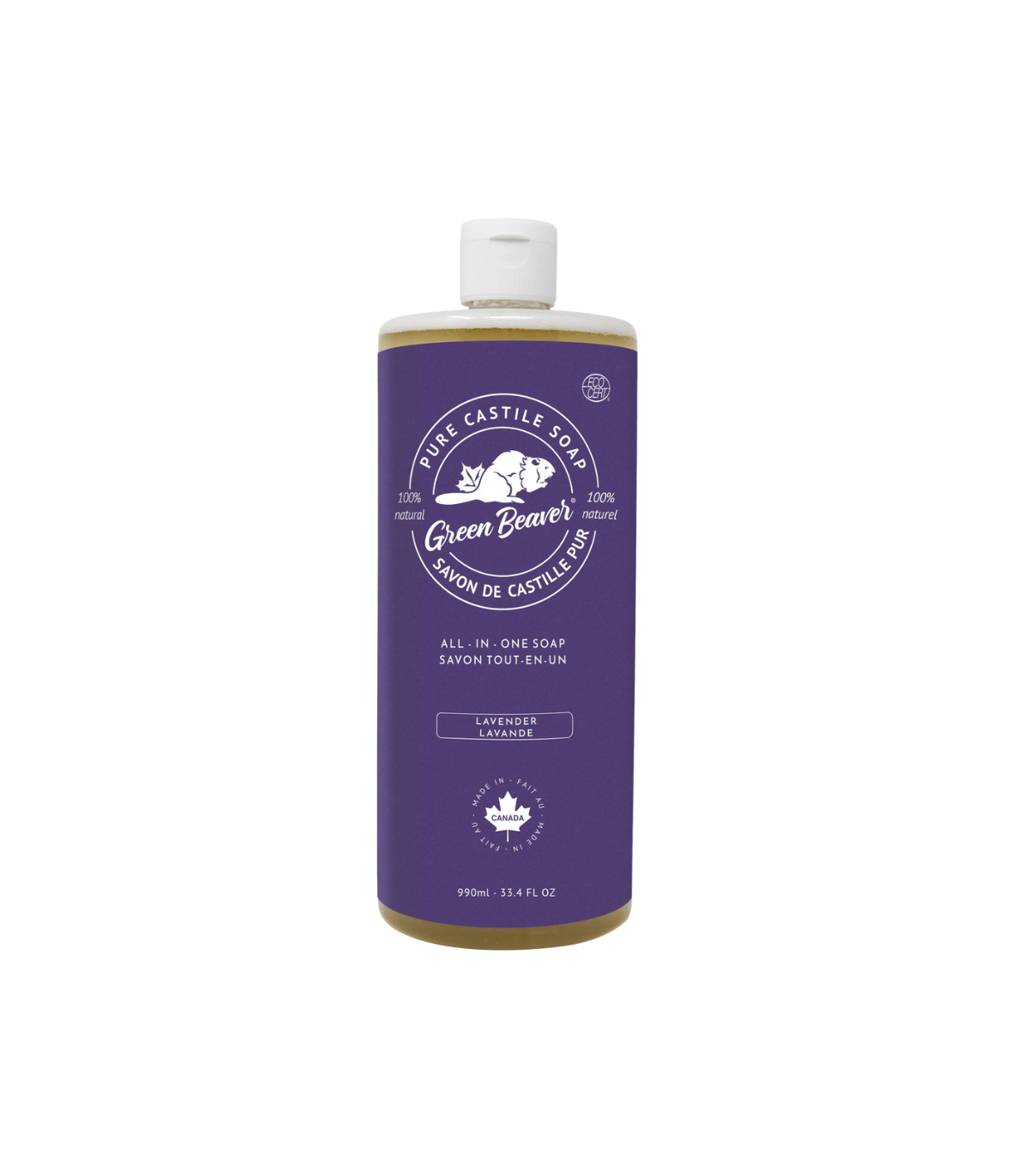 Green Beaver Co. All Purpose Castille Soap Lavender 990 ml | Unbeatable Prices, Daily Deals | VITASHOP
