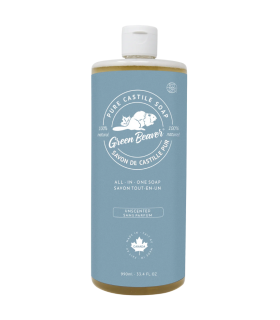 Green Beaver Co. 다용도 카스티야 비누 - 무향료 990ml | 매일 업데이트되는 특가 상품 | VITASHOP