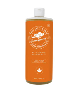 Green Beaver Co. 다용도 카스티야 솝 오렌지 990 ml | 매일 업데이트되는 특가 상품 | VITASHOP