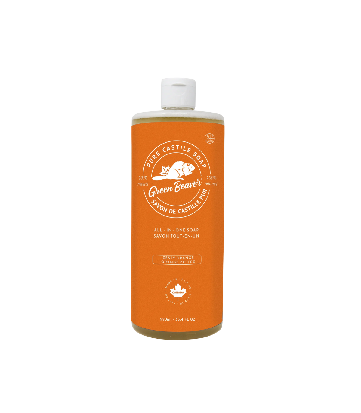 Green Beaver Co. All Purpose Castille Soap Orange 990 ml | Unbeatable Prices, Daily Deals | VITASHOP