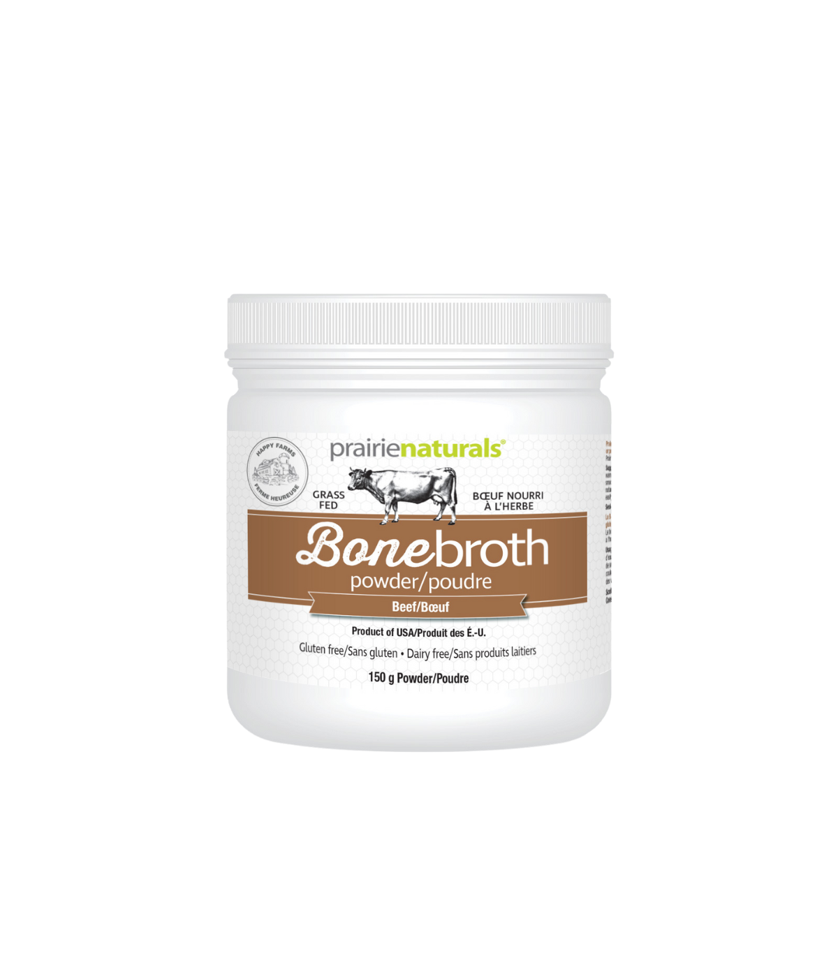Prairie Naturals Organic Grass-Fed Beef Bone Broth 150 g | Unbeatable Prices, Daily Deals | VITASHOP