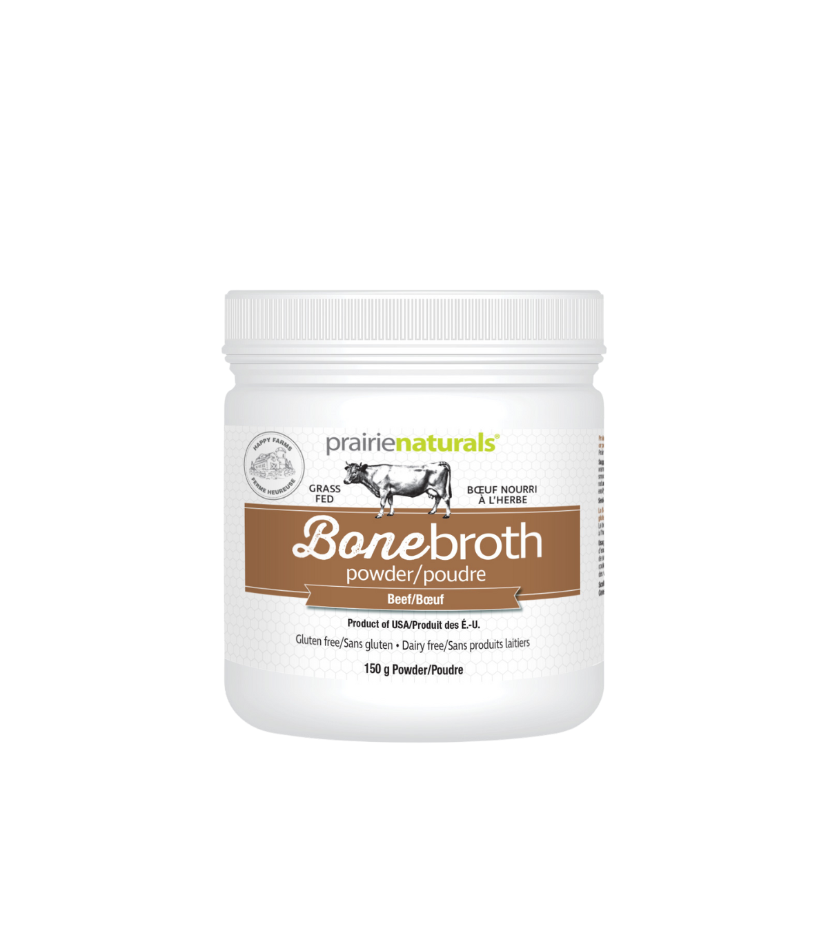 Prairie Naturals Organic Grass-Fed Beef Bone Broth 150 g | Unbeatable Prices, Daily Deals | VITASHOP