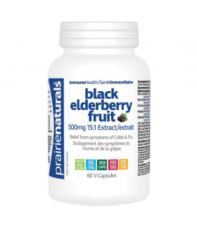European Black Elderberry Fruit Extract 15:1 60 Vegi Capsules | Safest & Easiest Shopping Vitamins Online | VITASHOP