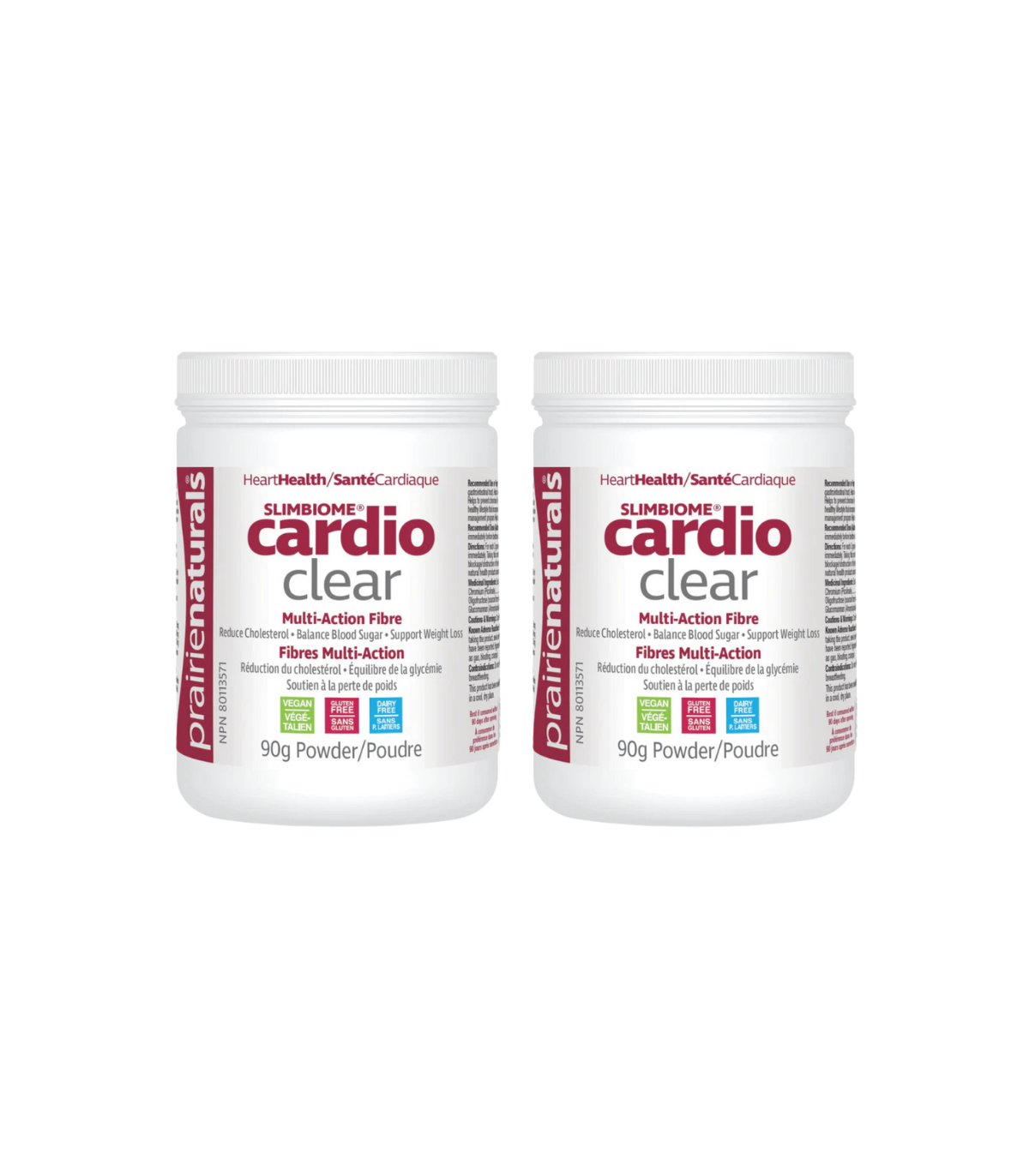 Prairie Naturals [2 for Deal] SlimBiome Cardio Clear Multi-Action Fibre 90 g | Unbeatable Prices, Daily Deals | VITASHOP