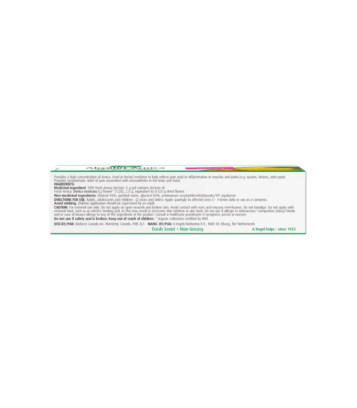 A. Vogel Absolut Arnica Gel 50 ml | 每天不同折扣, 全网最低价格 | 种类齐全的保健品店铺 VITASHOP, 只有你想不到, 没有你买不到 !