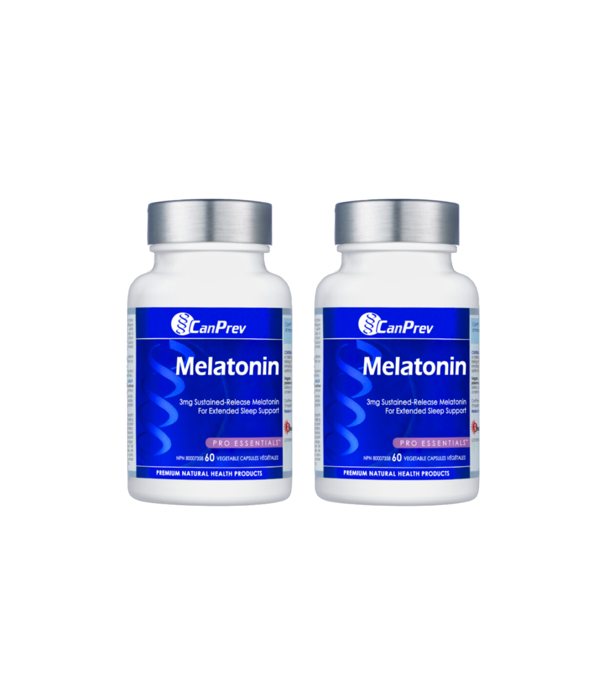 CanPrev Melatonin 3mg Sustained-Release 60 v-caps