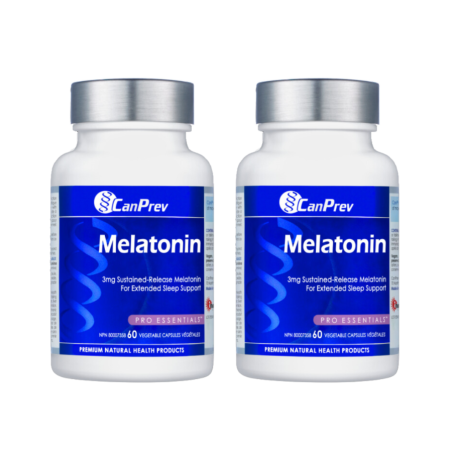 CanPrev Melatonin 3mg Sustained-Release 60 v-caps