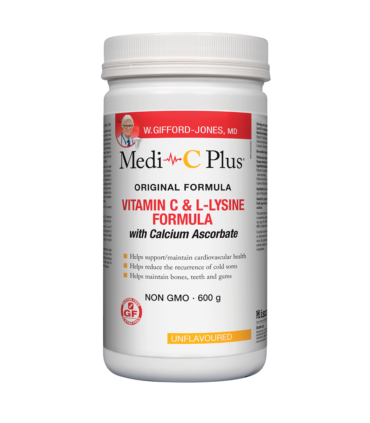 Medi-C Plus Unflavoured with Calcium 600 g | Safest & Easiest Shopping Vitamins Online | VITASHOP