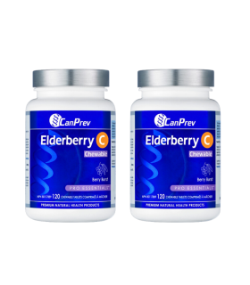 CANPREV Sureau C à Croquer - Berry Burst 120 comprimés