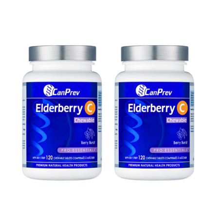 CanPrev [2 for Deal] Elderberry C Chewable - Berry Burst 120 tablets | Unbeatable Prices, Daily Deals | VITASHOP
