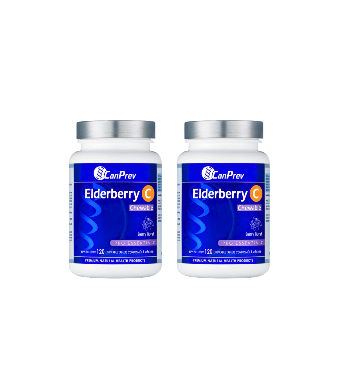 CANPREV Sureau C à Croquer - Berry Burst 120 comprimés