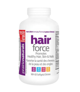 Prairie Naturals Hair-Force Multiple Vitamins, Minerals, Co-Factors for Healthy Hair 180 Softgels | 每天不同折扣, 全网最低价格 | 种类齐全的保健品店铺