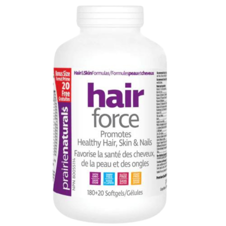 Prairie Naturals Hair-Force Multiple Vitamins, Minerals, Co-Factors for Healthy Hair 180 Softgels | 每天不同折扣, 全网最低价格 | 种类齐全的保健品店铺