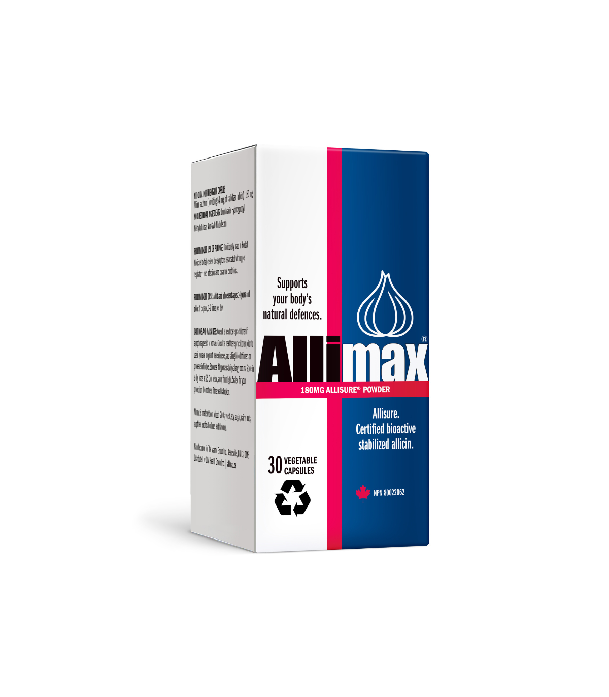 Allimax 100% 안정화 알리신 180mg 30캡슐 | 저렴한 가격, 데일리 딜 | VITASHOP