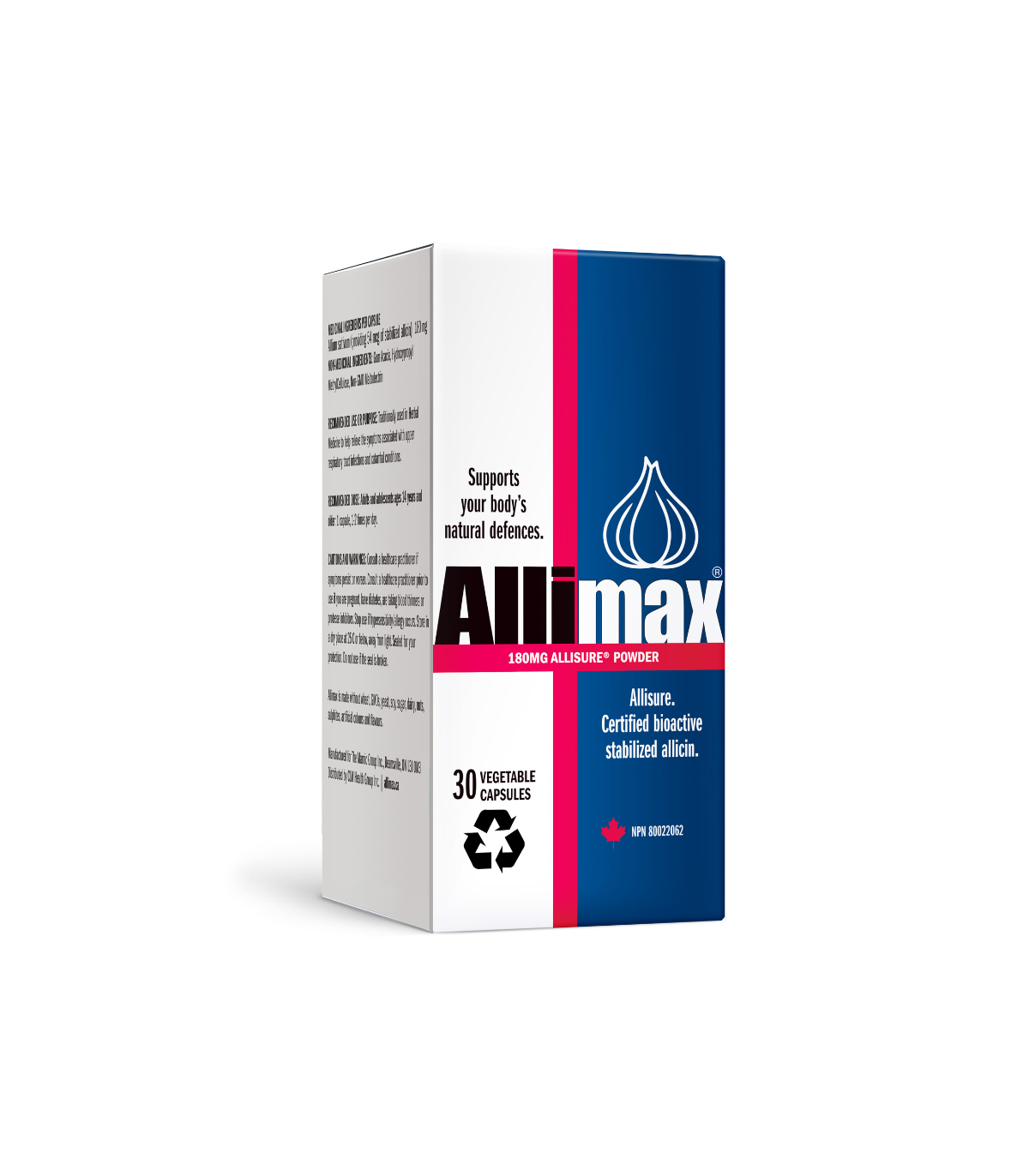 Allimax 180 mg 100% Stabilized Allicin 30 Capsules | Unbeatable Prices, Daily Deals | VITASHOP