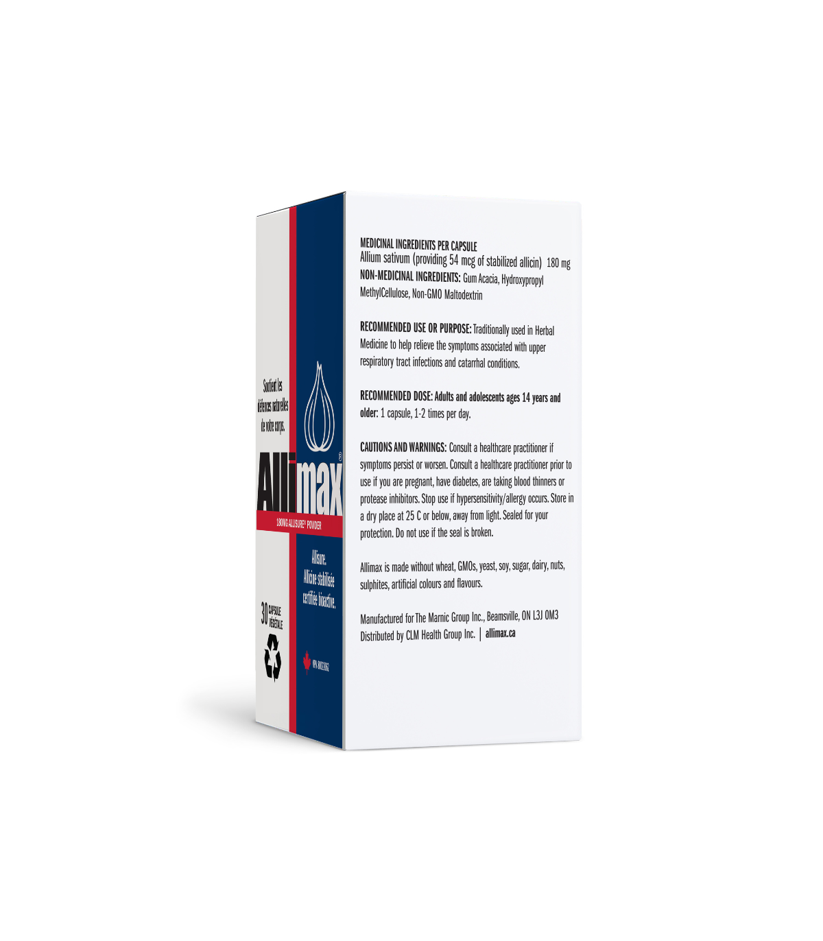 Allimax Allimax 180 毫克 100% 稳定大蒜素 30 粒 | 无与伦比的价格，每日特价 | VITASHOP