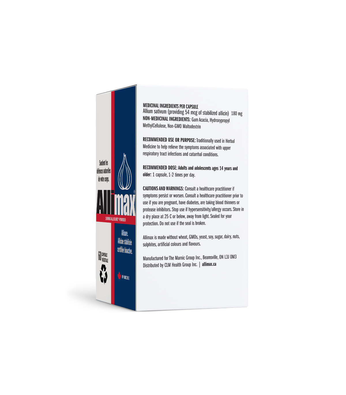 Allimax 180 mg 100% Stabilized Allicin 60 Capsules | Unbeatable Prices, Daily Deals | VITASHOP