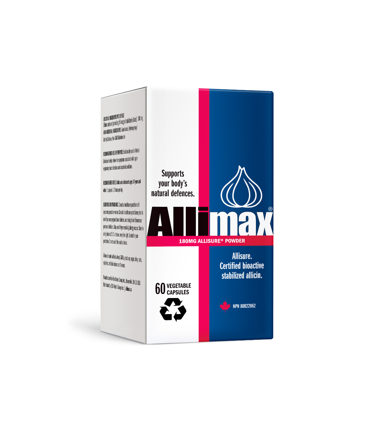 Allimax 180 mg 100% Stabilized Allicin 60 Capsules | Unbeatable Prices, Daily Deals | VITASHOP