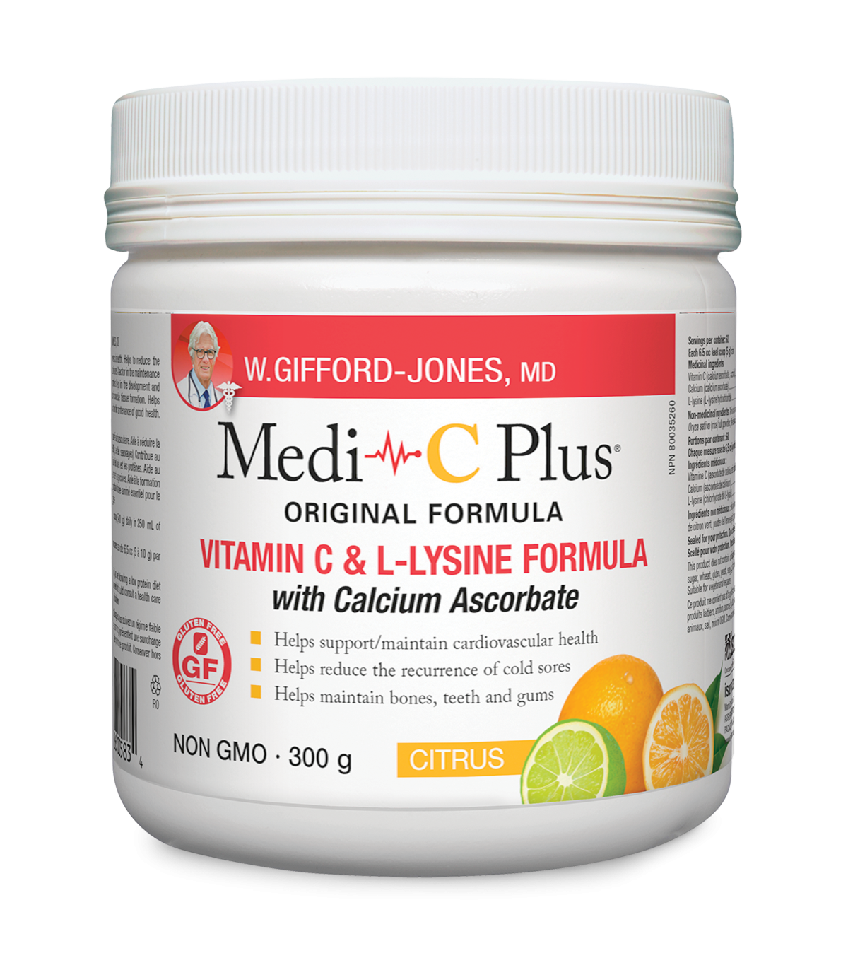 Medi-C Plus Citrus with Calcium 300 g | Safest & Easiest Shopping Vitamins Online | VITASHOP