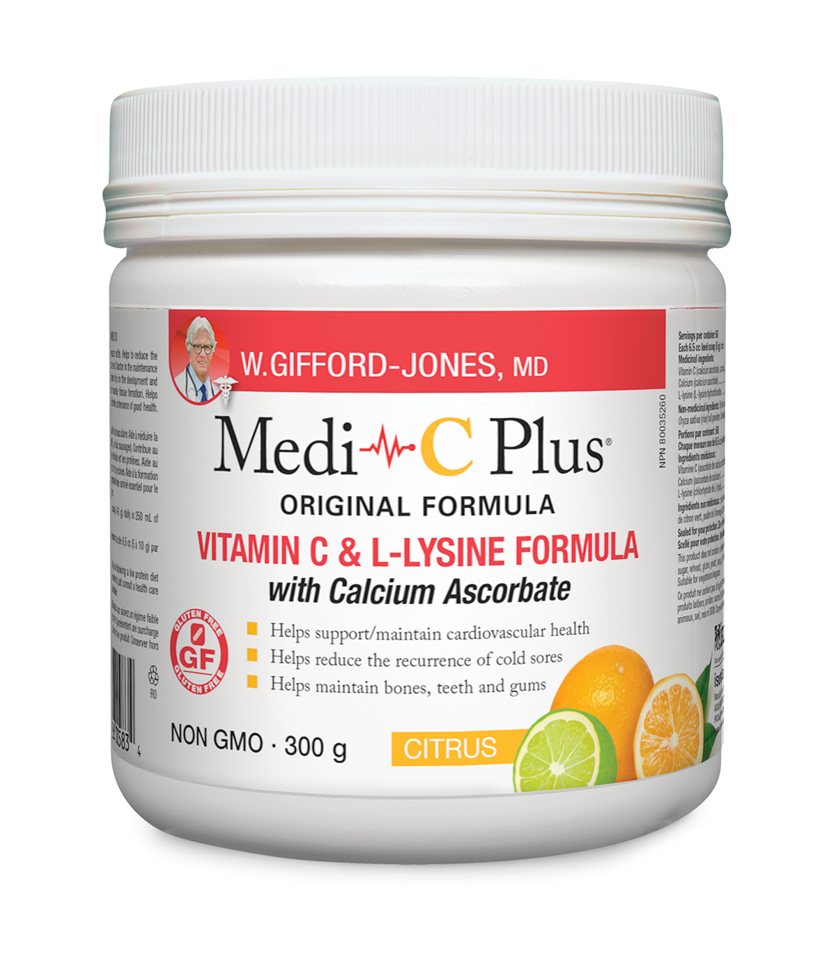 Medi-C Plus Citrus with Calcium 300 g | Safest & Easiest Shopping Vitamins Online | VITASHOP