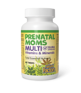 Natural Factors Mamans prénatales Multi Vitamines et Minéraux 60 comprimés