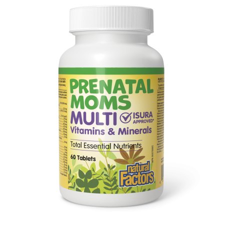 Natural Factors Prenatal Moms Multi Vitamins & Minerals 60 tablets | Unbeatable Prices, Daily Deals | VITASHOP