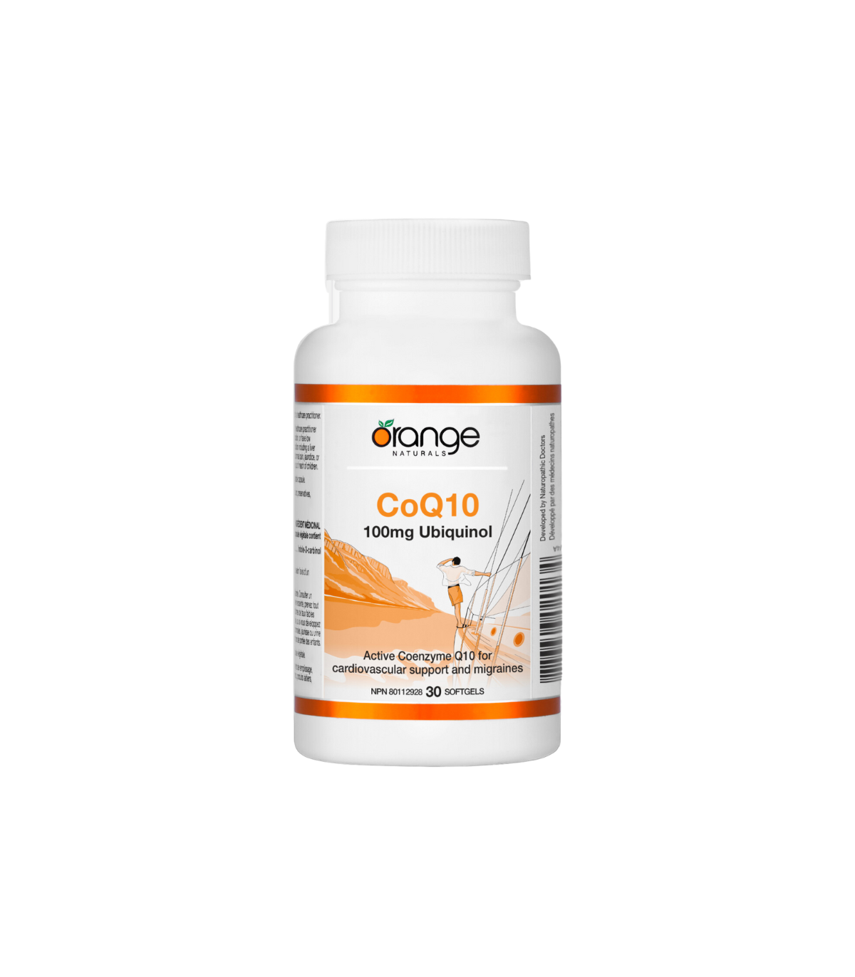 Orange Naturals CoQ10 100mg Ubiquinol 30 softgels | Unbeatable Prices, Daily Deals | VITASHOP