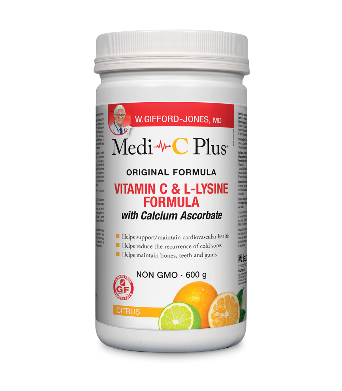 Medi-C Plus 메디씨 플러스 Medi-C Plus 칼슘 함유 시트러스 600g | 매일 업데이트되는 특가 상품 | VITASHOP
