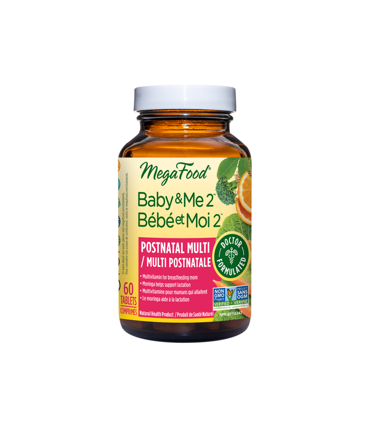 MegaFood Baby & Me 2 Multi postnatal 60 comprimés |MISUMI