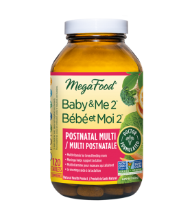 MegaFood Baby & Me 2 Postnatal Multi 120 Comprimés | Prix le plus bas quotidien, offres quotidiennes | VITASHOP