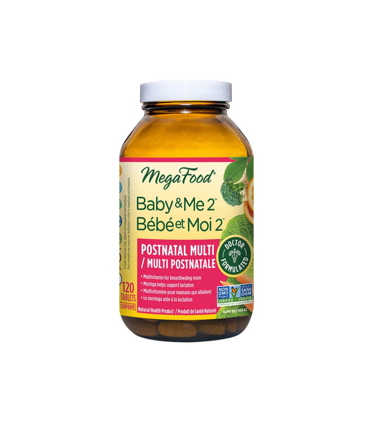 MegaFood 아기 & 나 2 Postnatal 멀티 120 태블릿 | 매일 업데이트되는 특가 상품 | VITASHOP