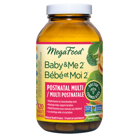 MegaFood 아기 & 나 2 Postnatal 멀티 120 태블릿 | 매일 업데이트되는 특가 상품 | VITASHOP