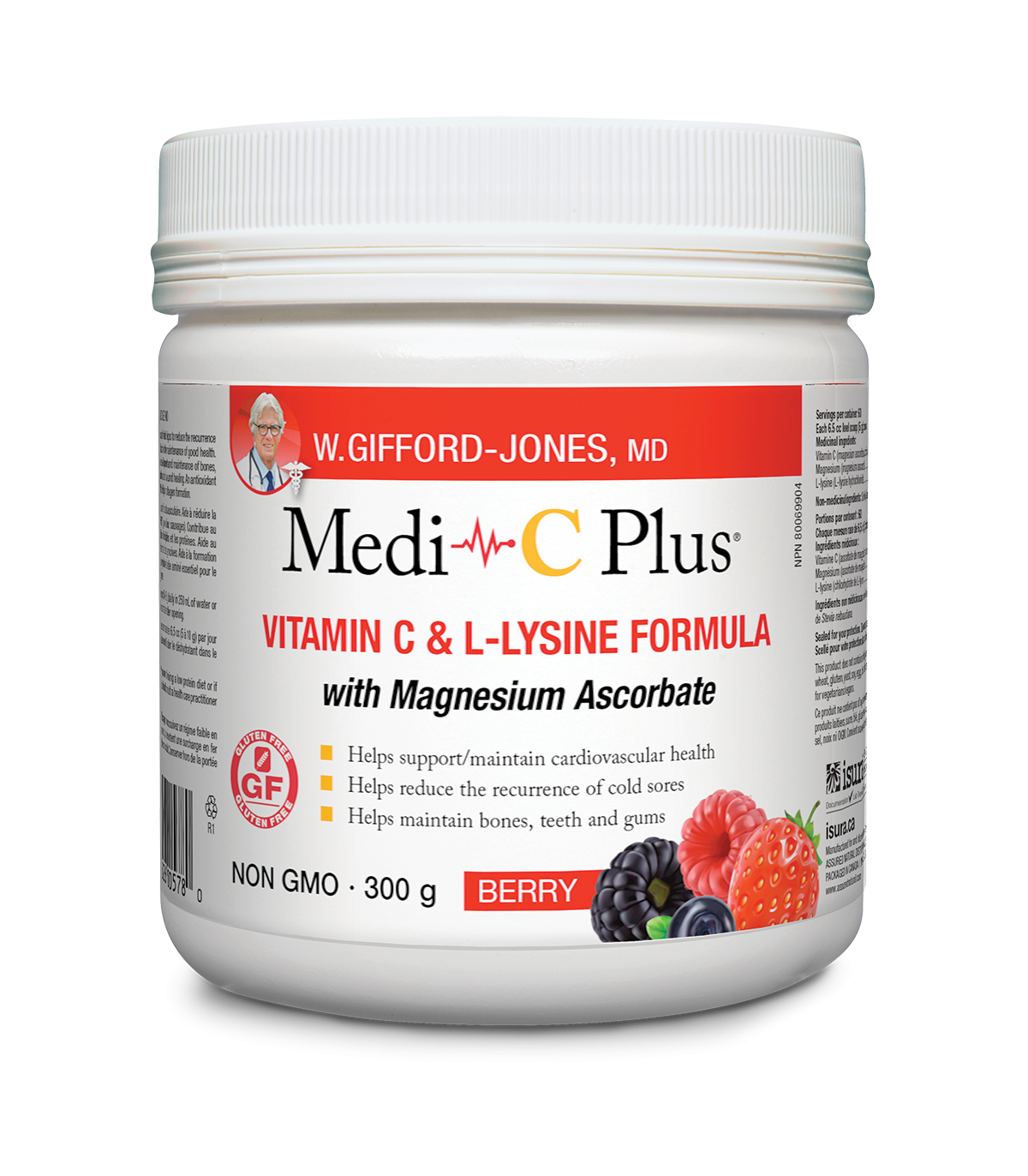 Medi-C Plus Berry with Magnesium 300 g | Safest & Easiest Shopping Vitamins Online | VITASHOP