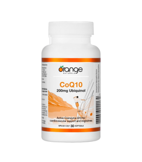 Orange Naturals CoQ10 200mg Ubiquinol 30 softgels | Unbeatable Prices, Daily Deals | VITASHOP