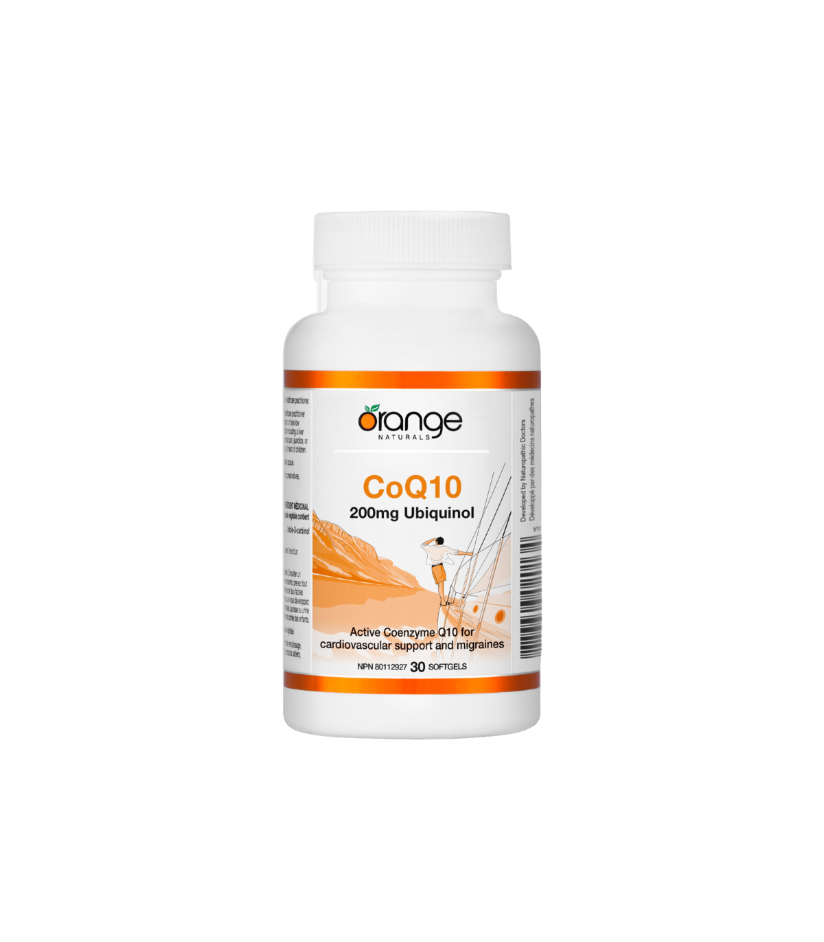 Orange Naturals CoQ10 200mg Ubiquinol 30 소프트 젤 | 매일 업데이트되는 특가 상품 | VITASHOP