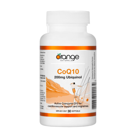 Orange Naturals CoQ10 200mg Ubiquinol 30 softgels | Unbeatable Prices, Daily Deals | VITASHOP