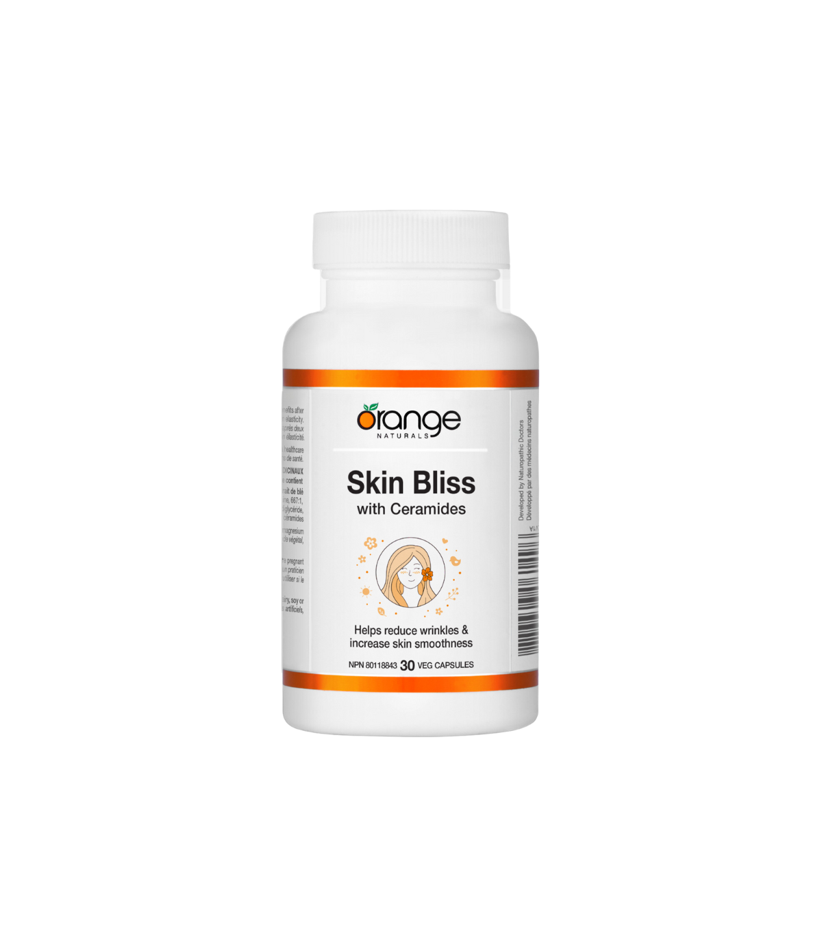 Orange Naturals Skin Bliss avec céramides 30 vcaps