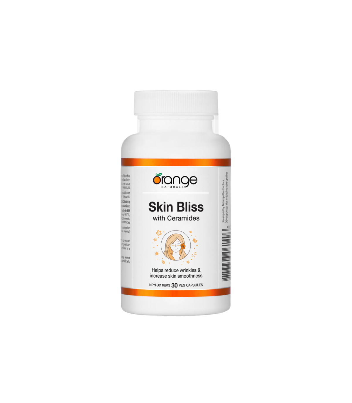 Orange Naturals 세라마이드 30 식물성 캡슐을 함유한 스킨 블리스 | 매일 업데이트되는 특가 상품 | VITASHOP
