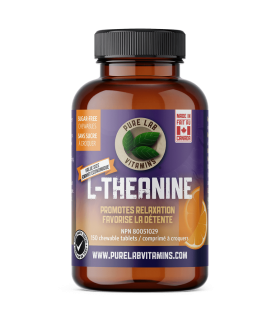 PURE LAB VITAMINS L-Theanine - Chewables 150 Vegi-capsules | Unbeatable Prices, Daily Deals | VITASHOP