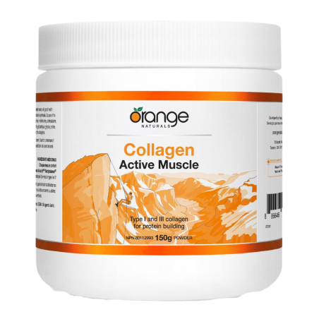 Orange Naturals Poudre de muscle actif de collagène 150g
