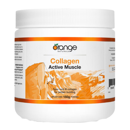 Orange Naturals 교원질 활동적인 근육 분말 150g | 매일 업데이트되는 특가 상품 | VITASHOP