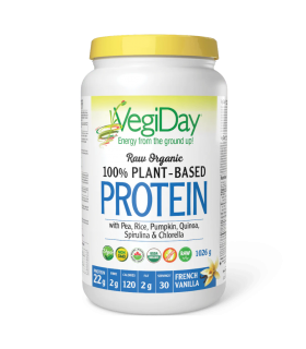 VegiDay VegiDay Raw Organic Plant-Based Protein, French Vanilla 1026 g | Unbeatable Prices, Daily Deals | VITASHOP